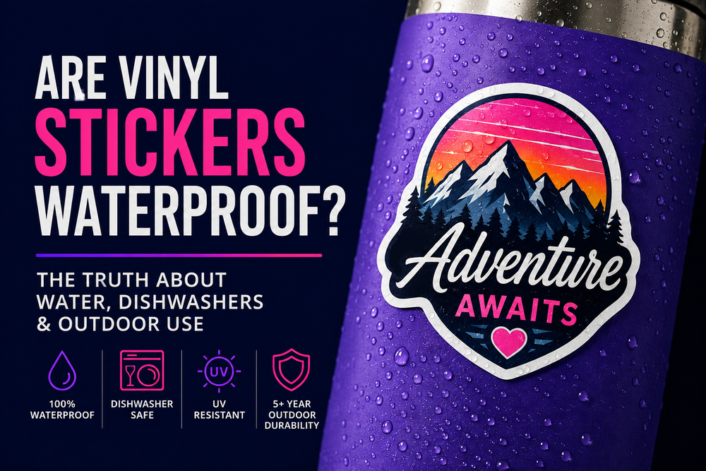 Are Vinyl Stickers Waterproof? Everything You Need to Know.
