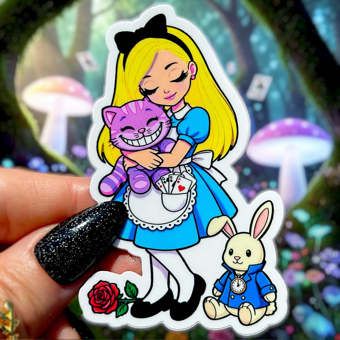 Alice Cheshire Cat Hug