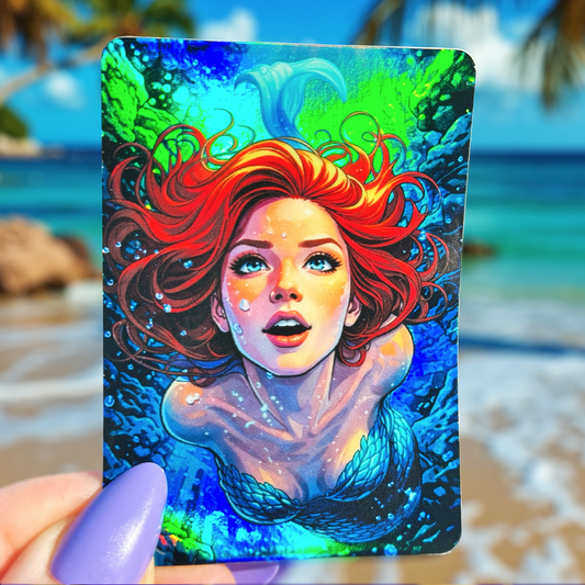 Ariel Grotto Holographic Sticker