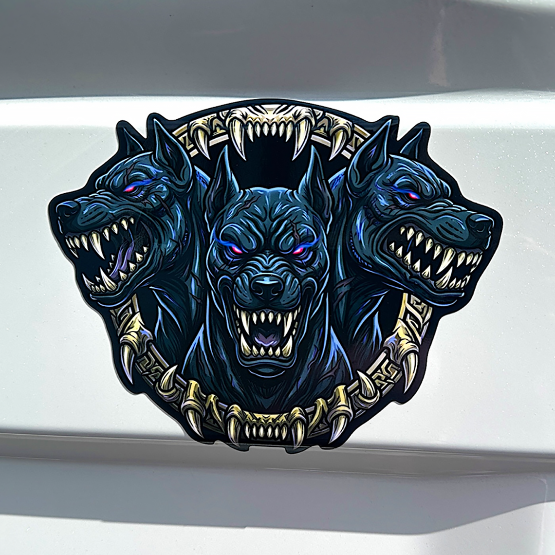 Cerberus Three-Headed Hellhound Vinyl Decal