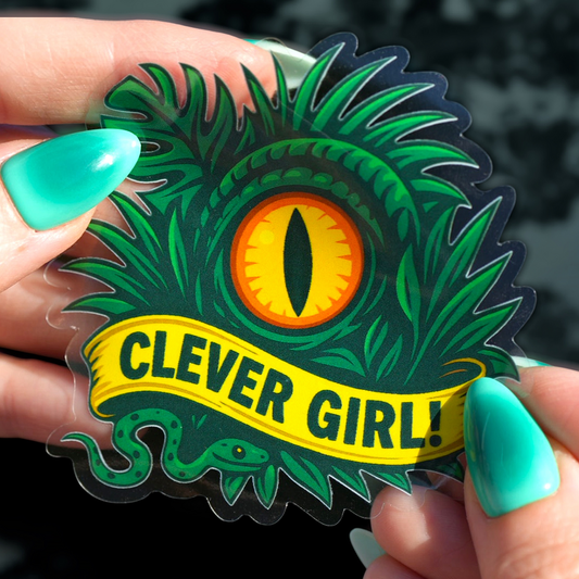 Clever Girl Sticker