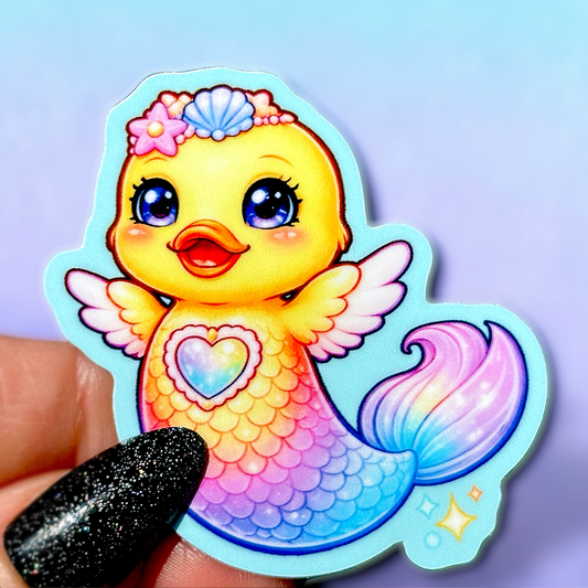 Cute Mermaid Duck