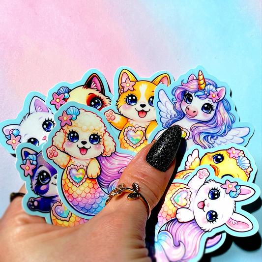 Cute Mermaid Animals Bundle