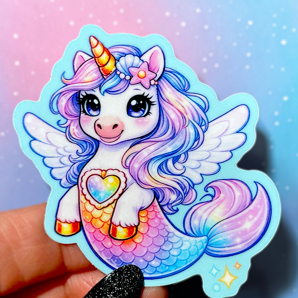 Cute Mermaid Unicorn