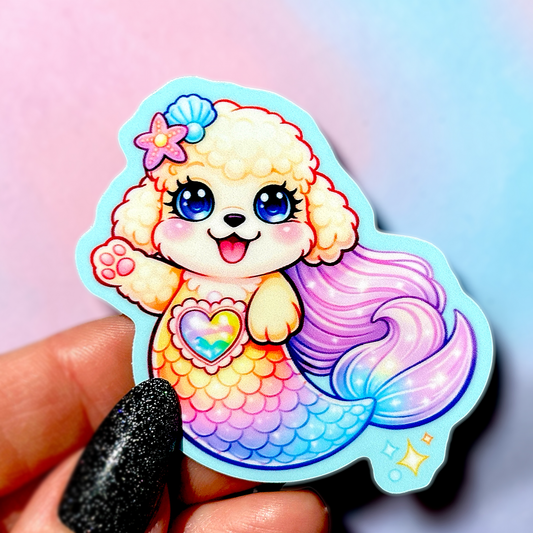 Cute Mermaid Poodle
