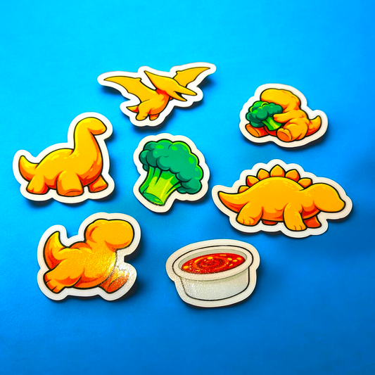 Dino Nuggies Sticker Pack