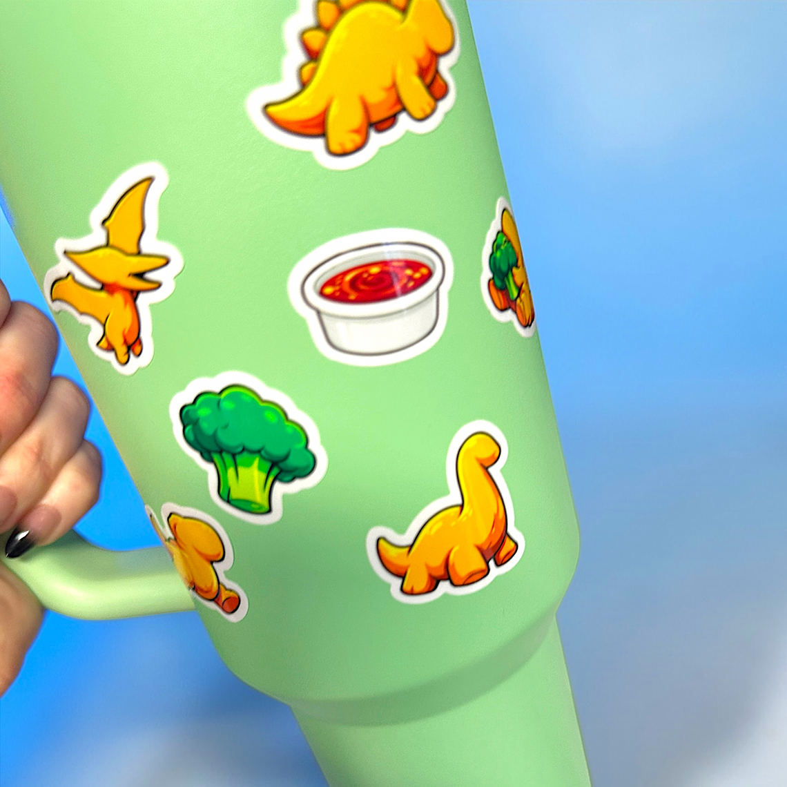 Dino Nuggies Sticker Pack