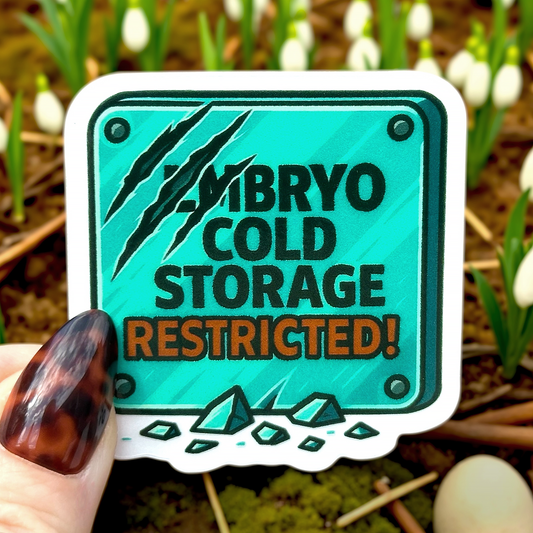 Embryo Cold Storage Sticker