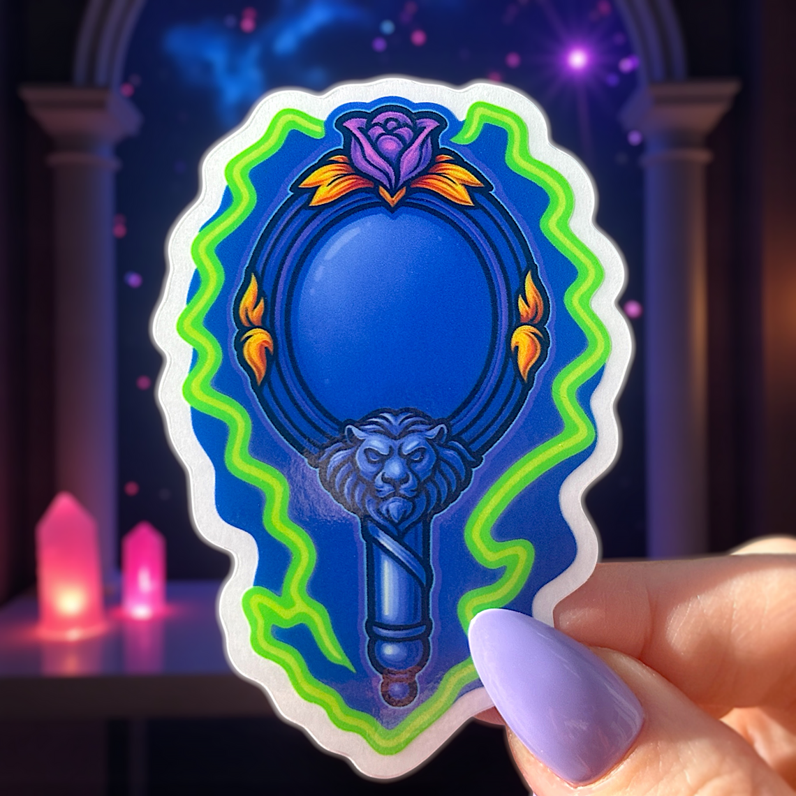 Enchanted Mirror Sticker
