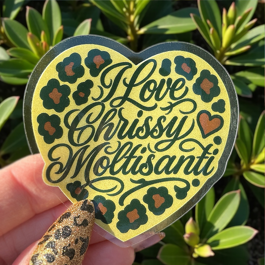 I Love Chrissy Moltisanti Sticker