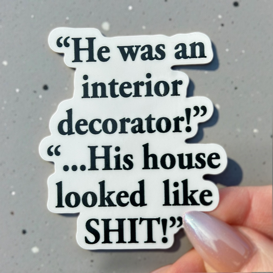 Interior Decorator Sticker