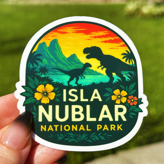 Isla Nublar National Park Sticker