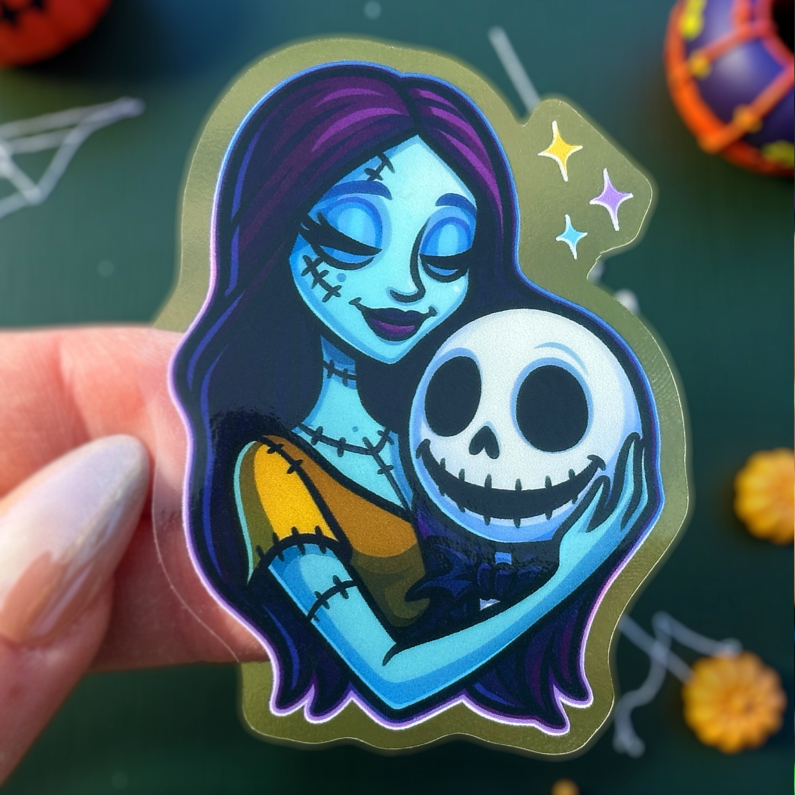 Jack and Sally Sticker