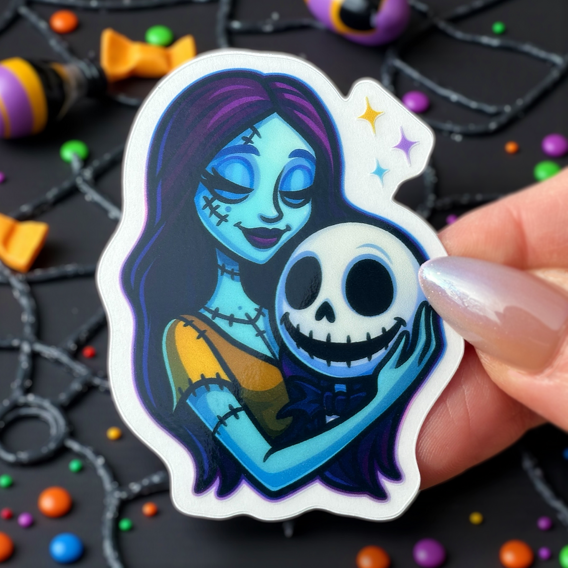Jack and Sally Sticker