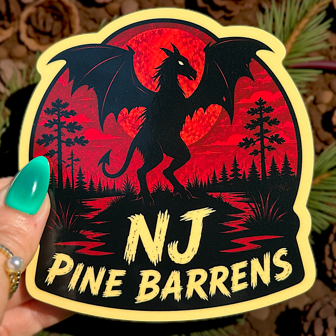 Jersey Devil Pinebarrens Decal