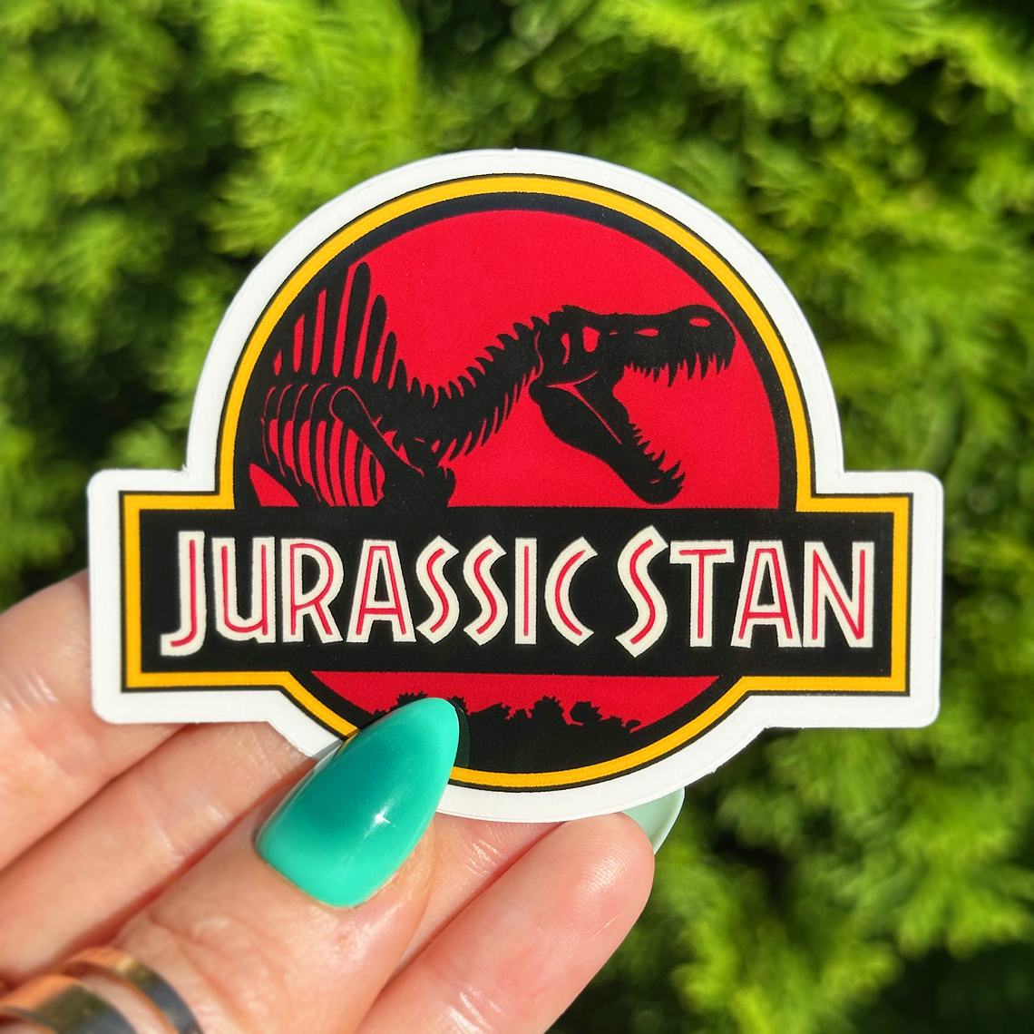 Jurassic Stan Sticker