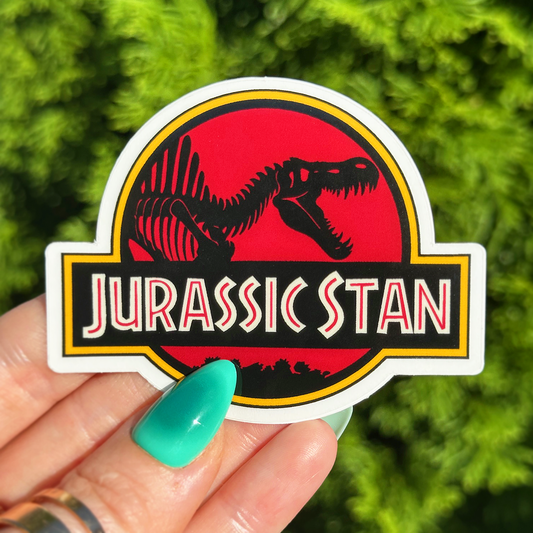 Jurassic Stan Sticker