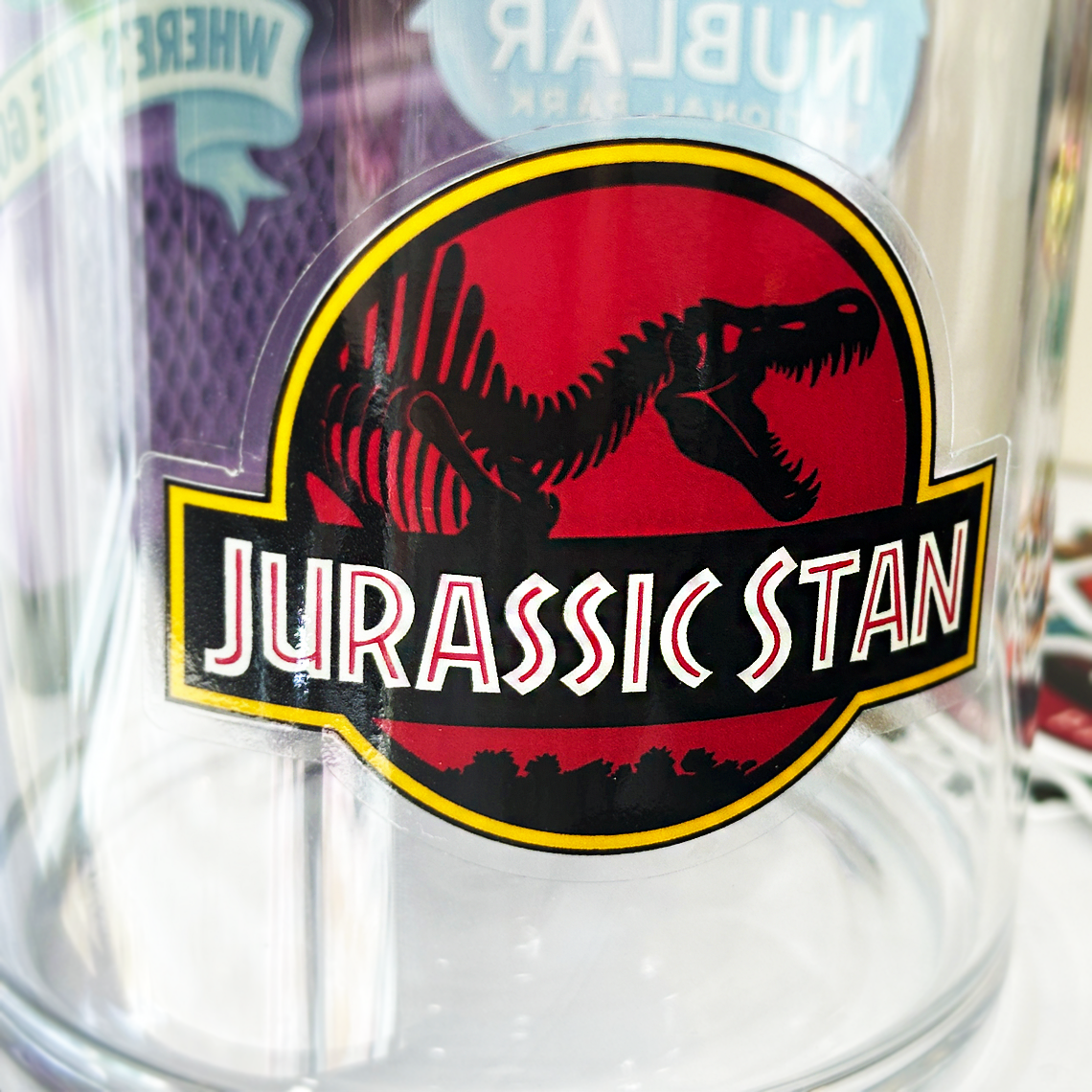 Jurassic Stan Sticker