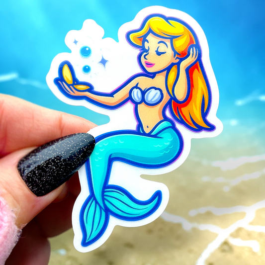 Mermaid Mirror Sticker