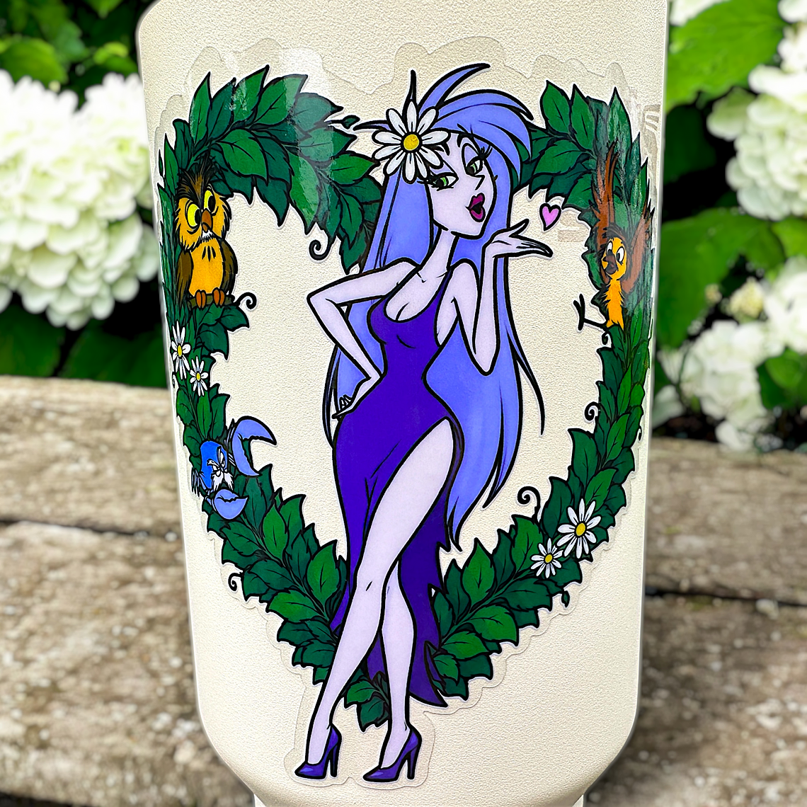 Madam Mim Kiss Decal