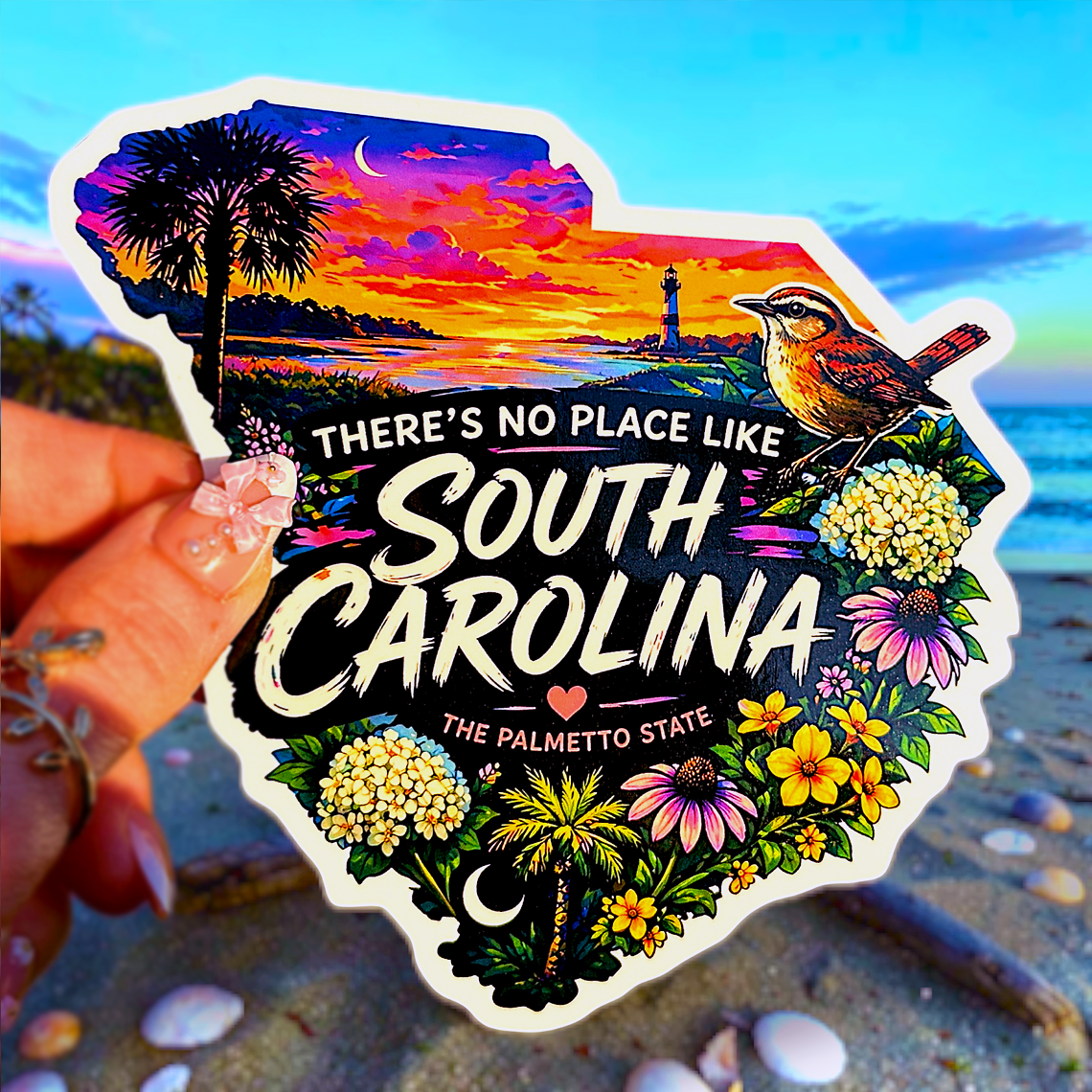 No Place Like South Carolina Decal