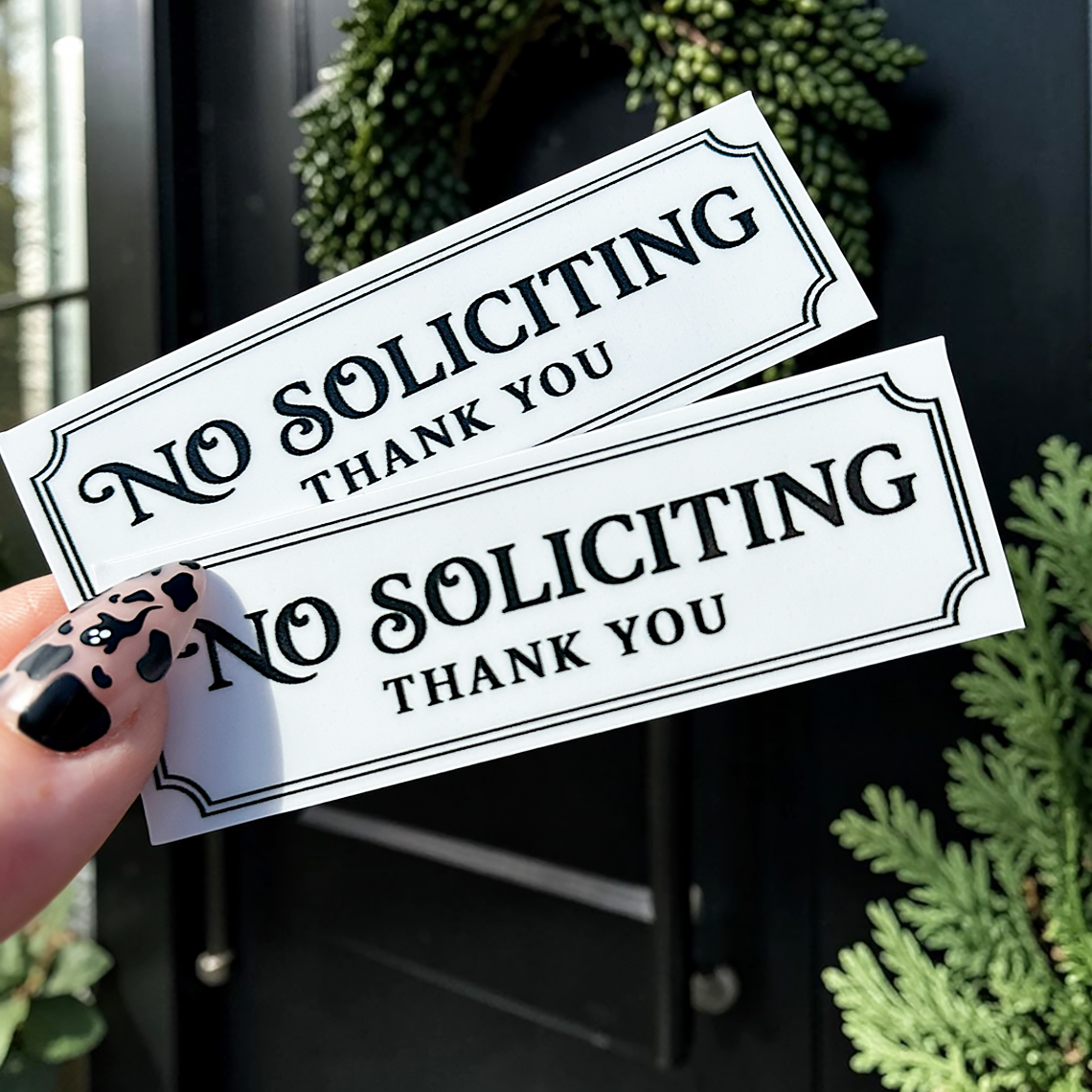 No Soliciting Small Sticker Bundle