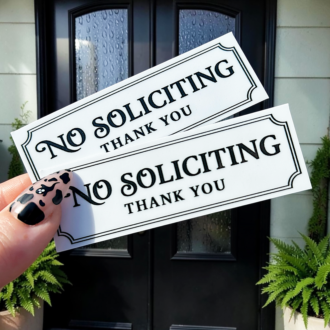 No Soliciting Small Sticker Bundle