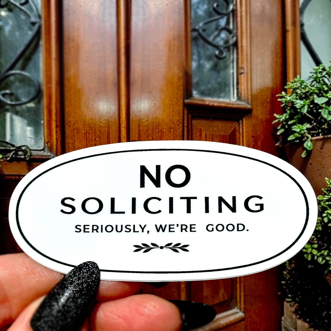 No Soliciting Sticker Bundle