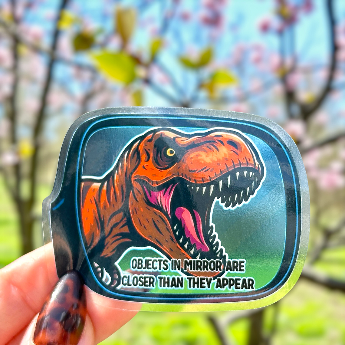 Objects In Mirror Sticker
