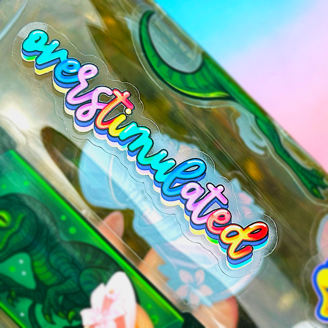 Overstimulated Sticker