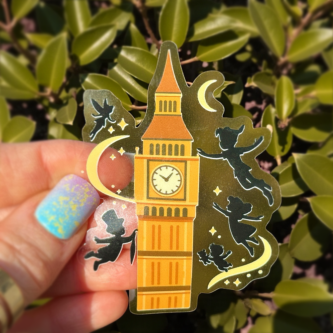 Peter Pan Big Ben Sticker