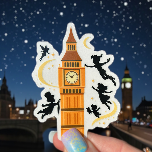 Peter Pan Big Ben Sticker