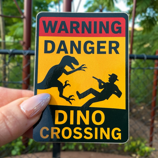 Raptor Crossing Sticker