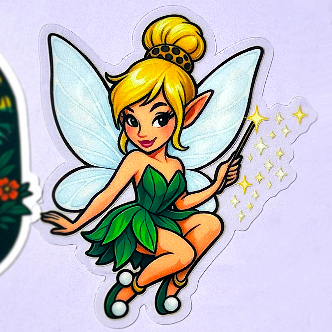 Tinkerbell Wand Sticker