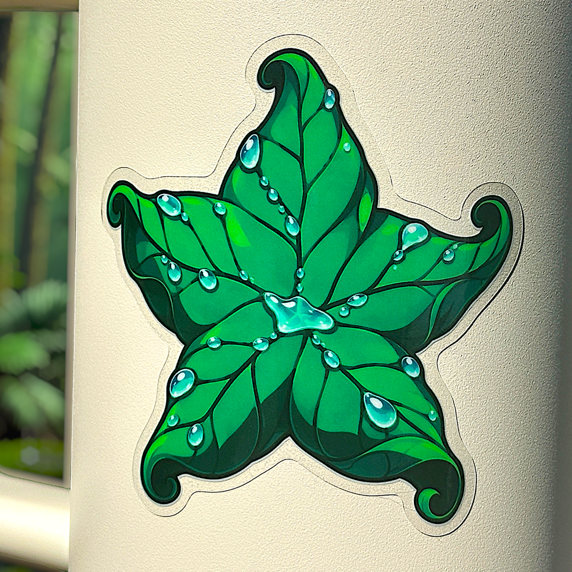 Tree Star Leaf Nostalgia Sticker