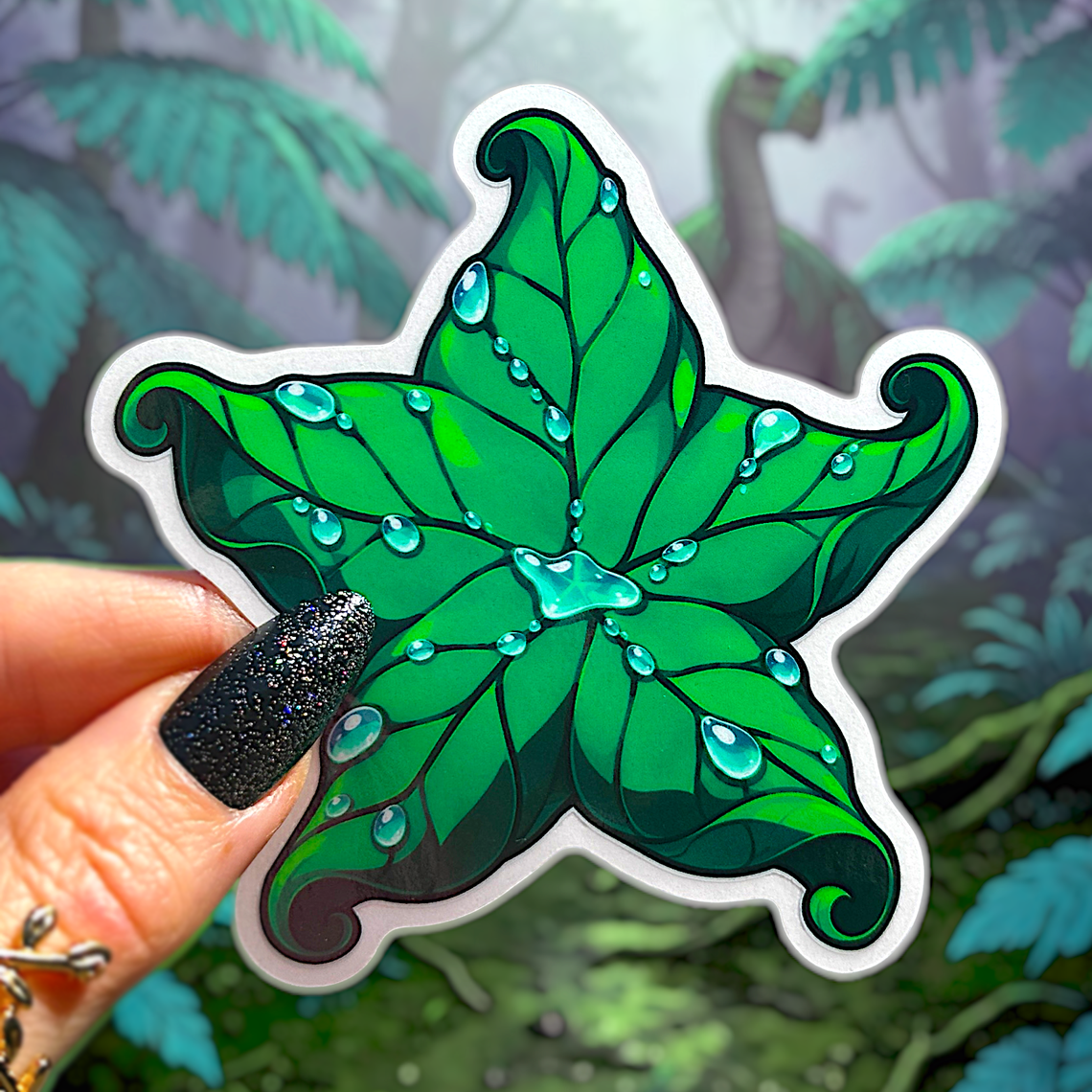 Tree Star Leaf Nostalgia Sticker