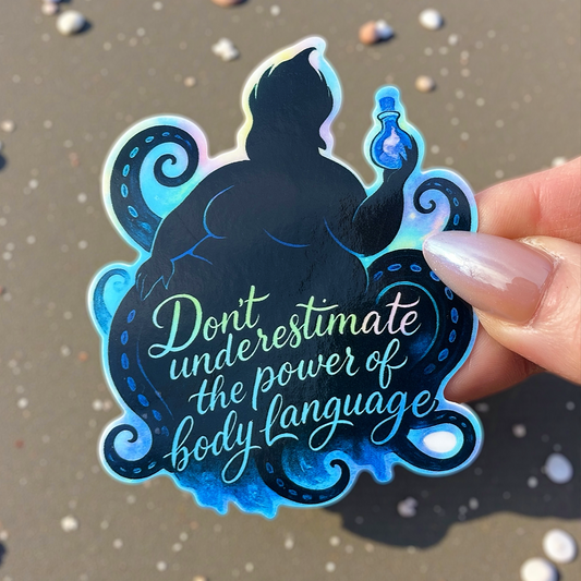 Ursula Body Language Sticker