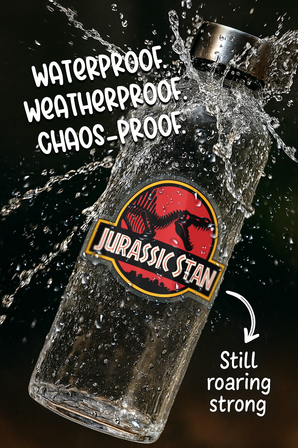 Jurassic Stan Sticker